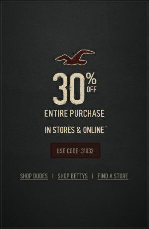 promo code for hollister july 2019
