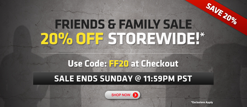 UFC Store Friends & Family Sale - 20 Off Storewide Code (Until Nov 24)
