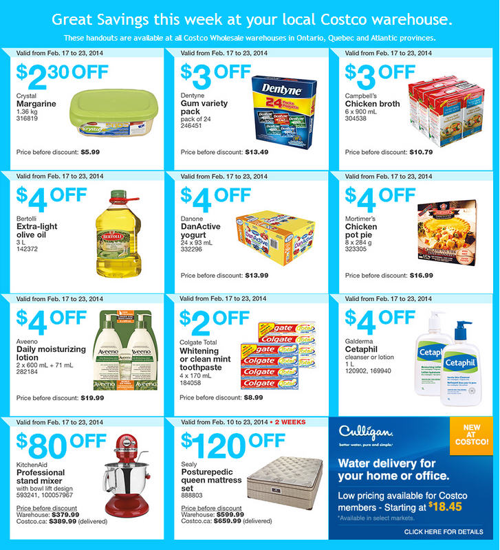 Costco Weekly Handout Instant Savings Coupons EAST (Feb 17-23)